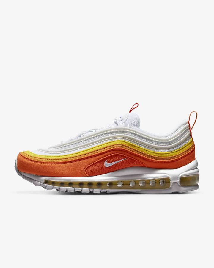 Nike Air Max 97 Muške Tenisiće Narančaste Tamno Žute Bijele | HR-73824XEYJ