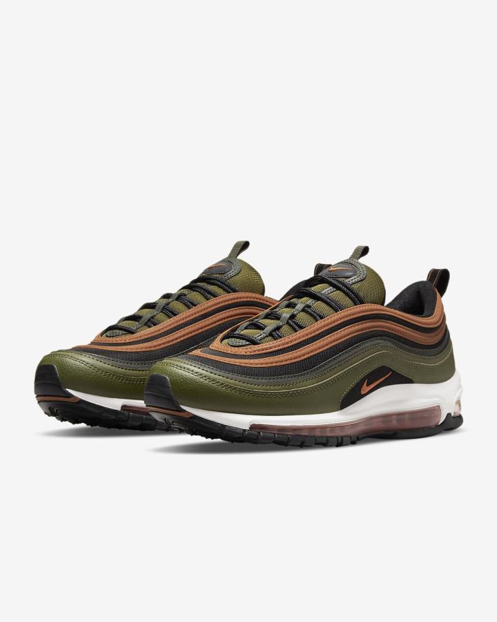 Nike Air Max 97 Muške Tenisiće Zelene Crne Tamno | HR-25186NKJB