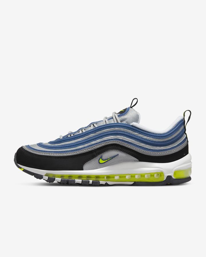 Nike Air Max 97 OG Muške Tenisiće Plave Metalne Srebrne Crne Žute | HR-48527ROKE