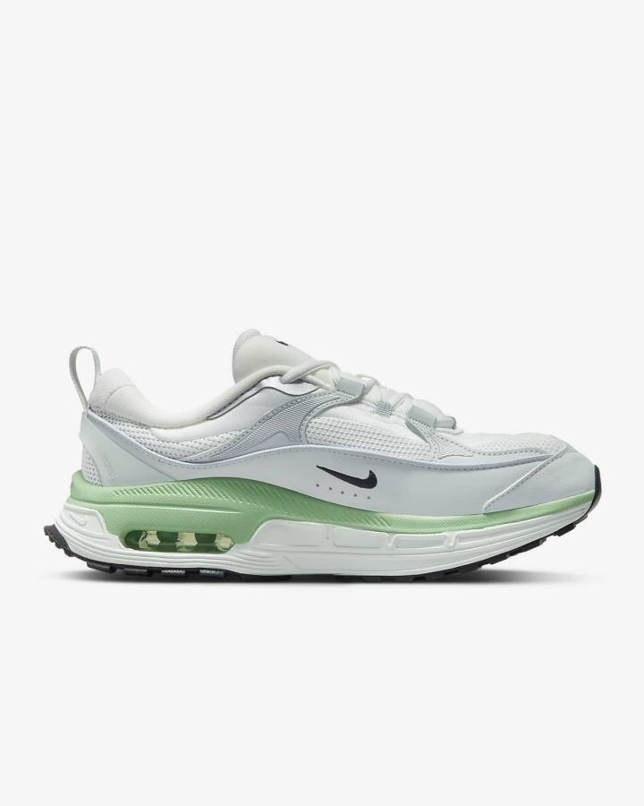 Nike Air Max Bliss Ženske Tenisiće Bijele Crne Svijetlo Srebrne Metalne Srebrne | HR-81257ZXIL