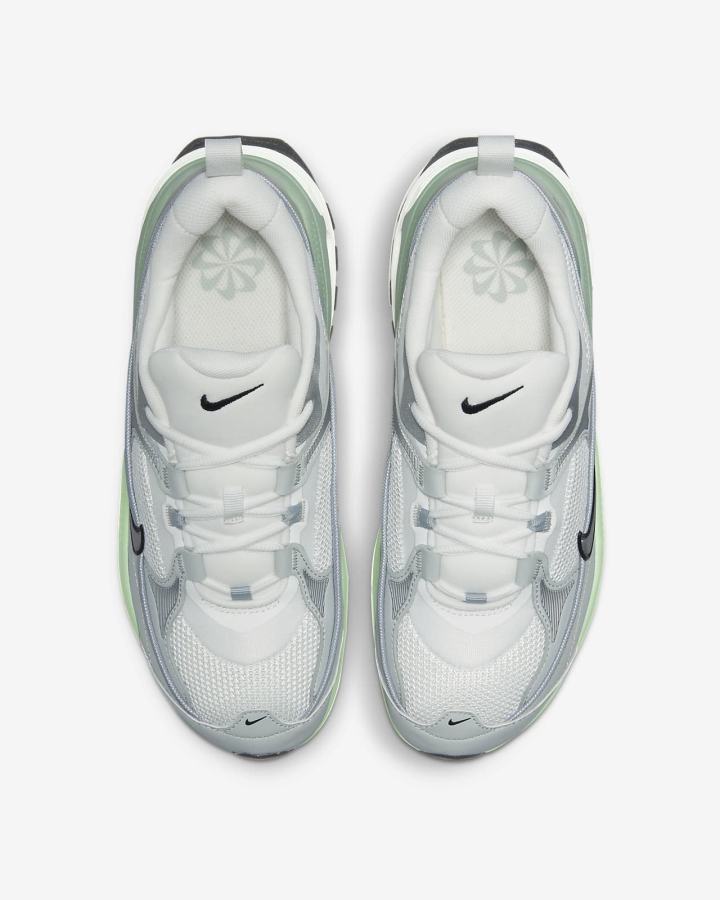 Nike Air Max Bliss Ženske Tenisiće Bijele Crne Svijetlo Srebrne Metalne Srebrne | HR-81257ZXIL