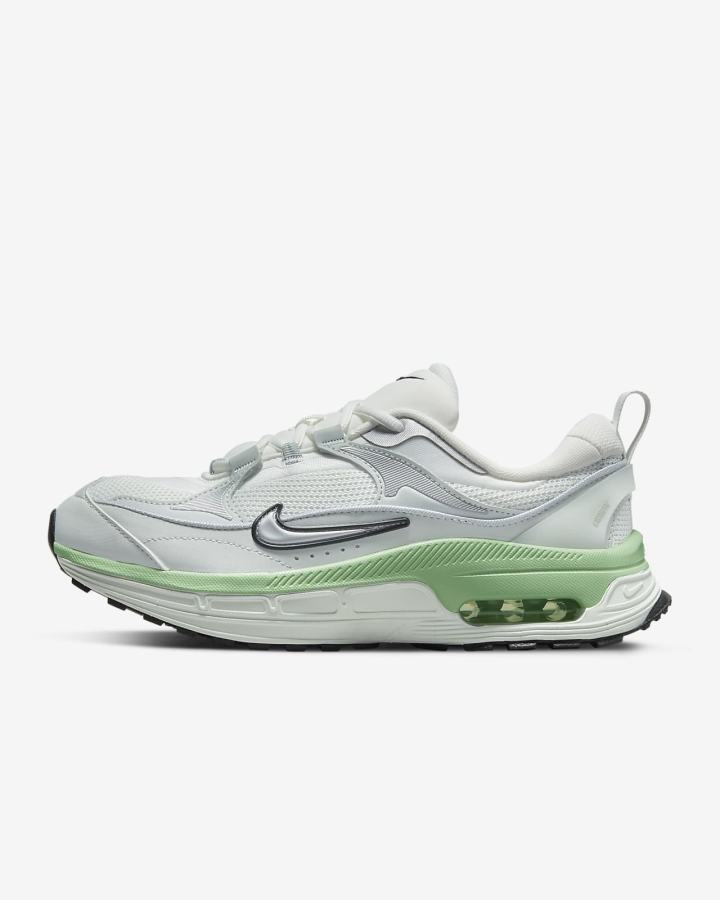 Nike Air Max Bliss Ženske Tenisiće Bijele Crne Svijetlo Srebrne Metalne Srebrne | HR-81257ZXIL