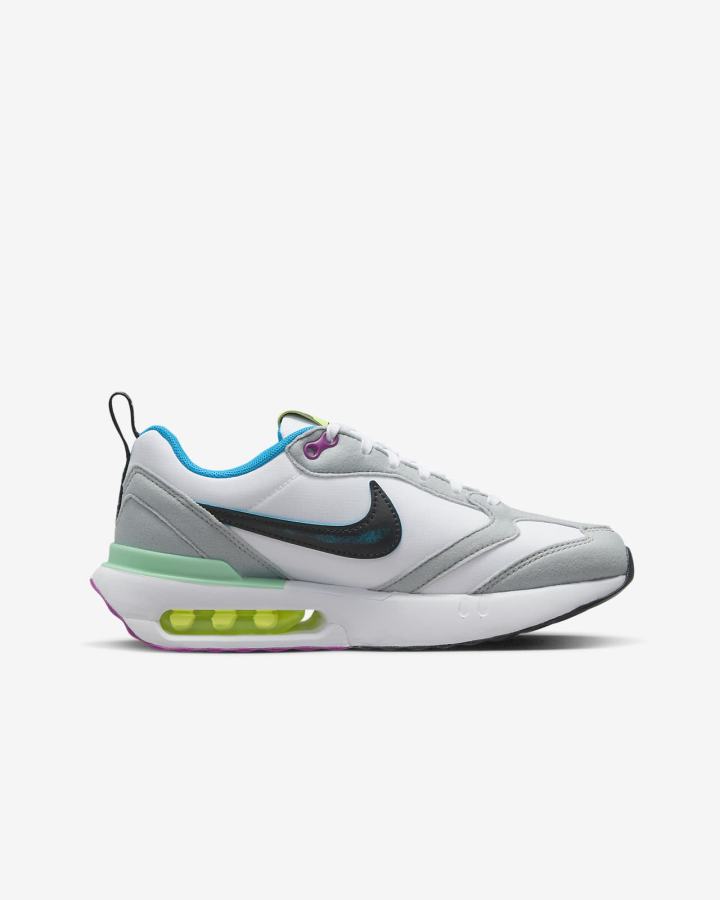 Nike Air Max Dawn Kids Za Djevojčice Tenisiće Bijele Plave Sive Crne | HR-30149ODYI