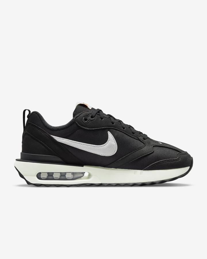 Nike Air Max Dawn Ženske Tenisiće Crne Metalne Srebrne Narančaste Bijele | HR-53641EGMC