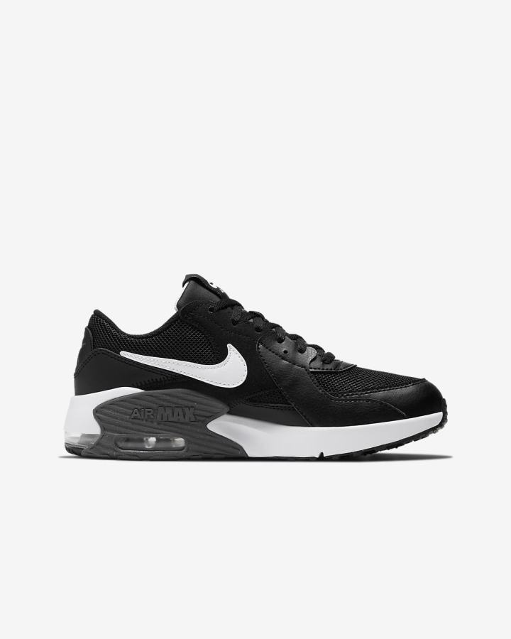 Nike Air Max Excee Kids Za Djevojčice Tenisiće Crne Tamno Sive Bijele | HR-36128NFRA