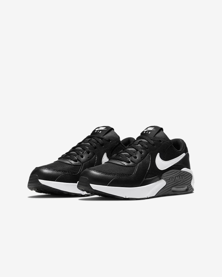 Nike Air Max Excee Kids Za Djevojčice Tenisiće Crne Tamno Sive Bijele | HR-36128NFRA