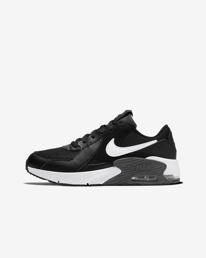 Nike Air Max Excee Kids Za Djevojčice Tenisiće Crne Tamno Sive Bijele | HR-36128NFRA