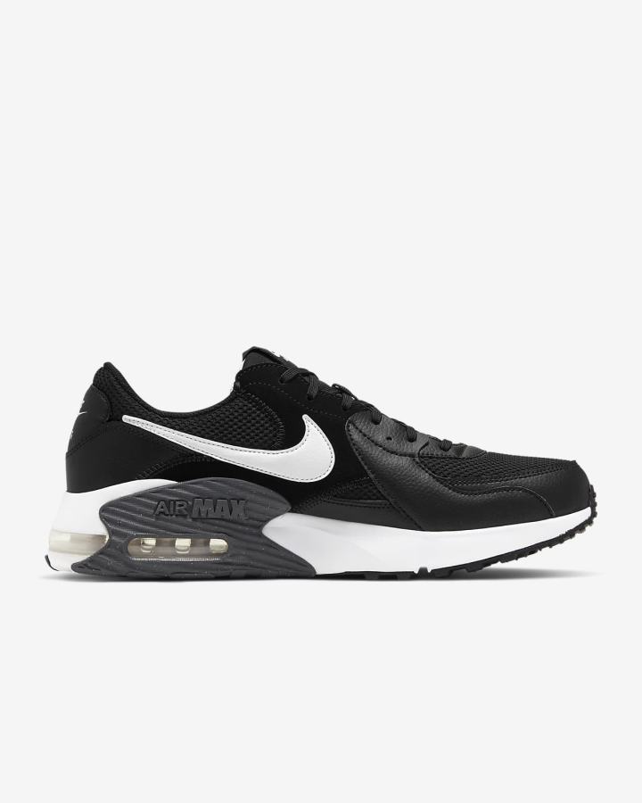 Nike Air Max Excee Muške Tenisiće Crne Tamno Sive Bijele | HR-48976XSBG