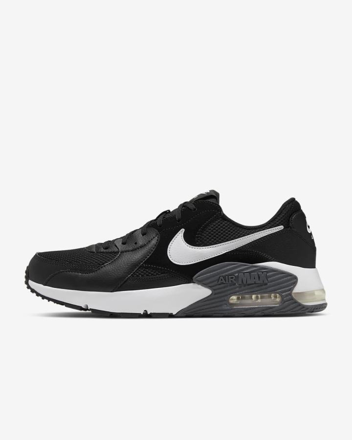 Nike Air Max Excee Muške Tenisiće Crne Tamno Sive Bijele | HR-48976XSBG