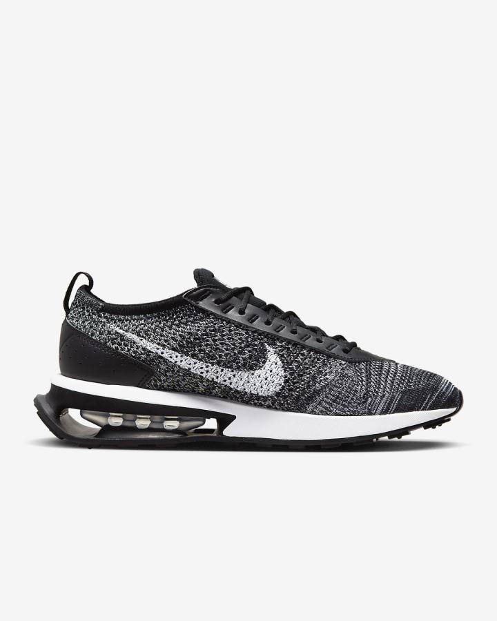 Nike Air Max Flyknit Racer Muške Tenisiće Crne Bijele | HR-98307IUNF