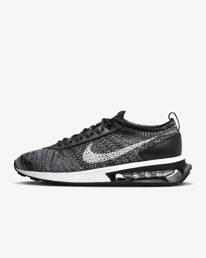 Nike Air Max Flyknit Racer Muške Tenisiće Crne Bijele | HR-98307IUNF