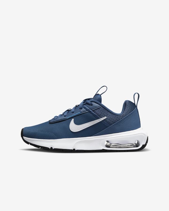 Nike Air Max INTRLK Lite Kids Za Djevojčice Tenisiće Tamnoplave Svijetlo Plave Crne Bijele | HR-35701QXVP