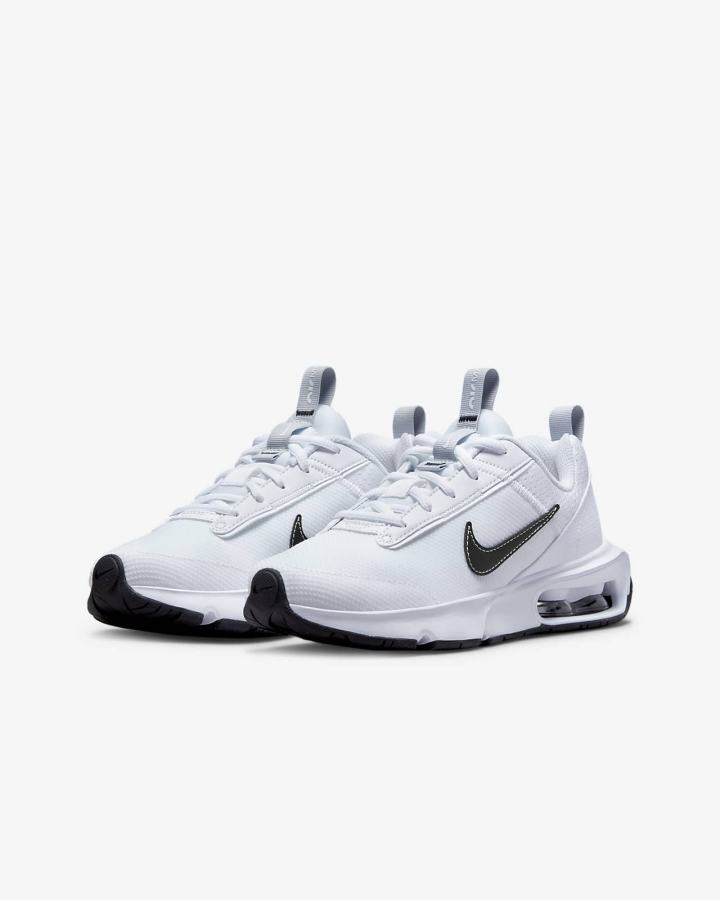 Nike Air Max INTRLK Lite Kids Za Dječake Tenisiće Bijele Sive Crne | HR-56091VRBM