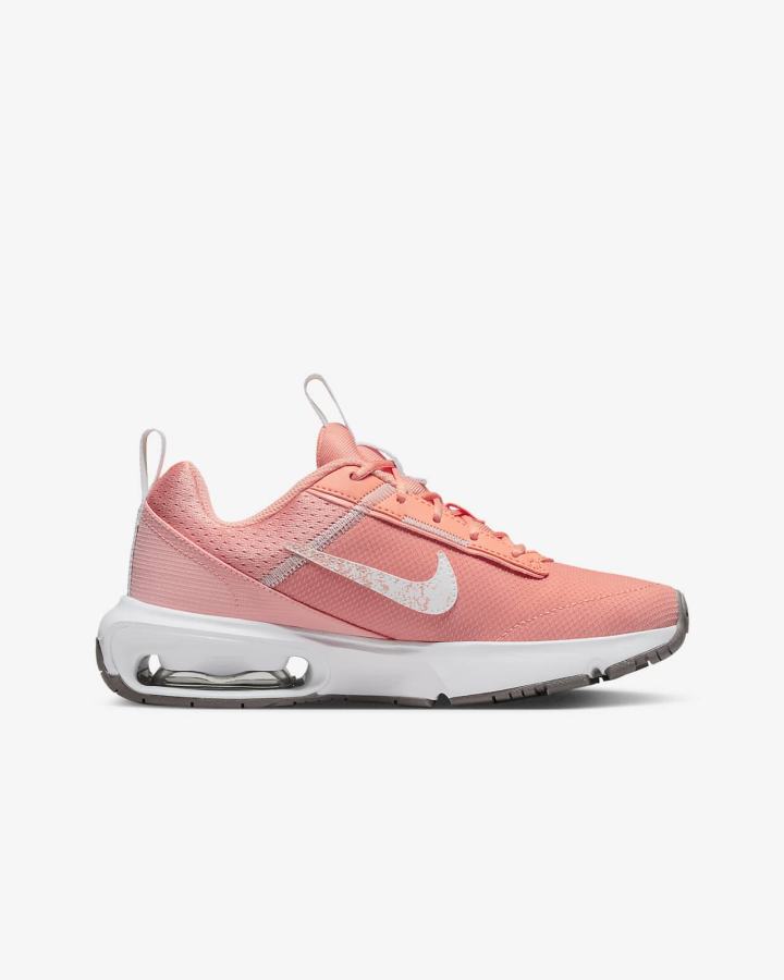 Nike Air Max INTRLK Lite SE Kids Za Djevojčice Tenisiće Crvene Sive Bijele | HR-46973FNCJ