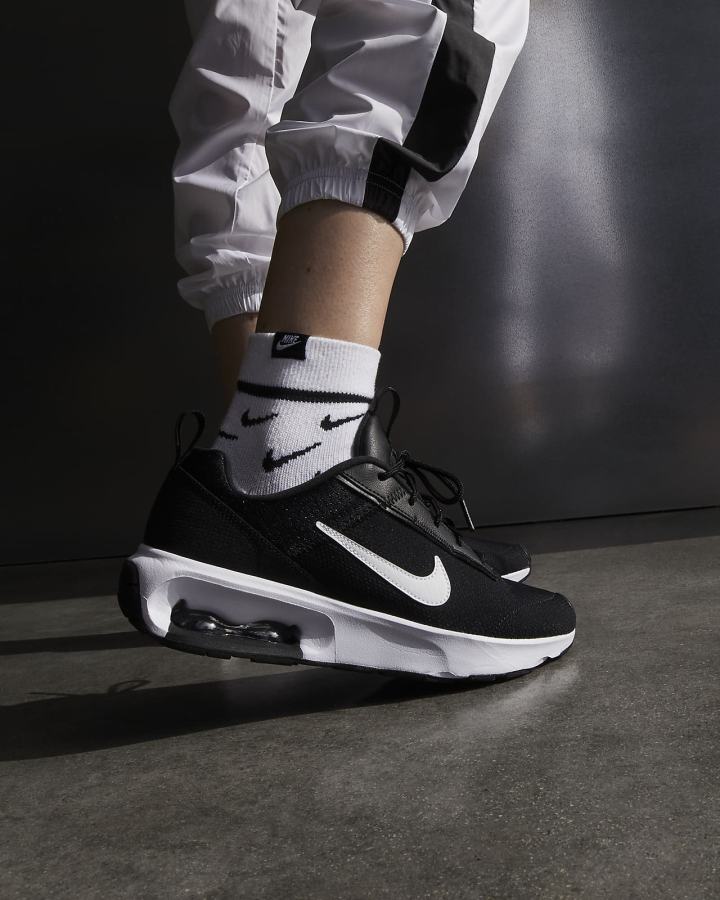 Nike Air Max INTRLK Lite Ženske Tenisiće Crne Tamno Sive Bijele | HR-65978THPZ