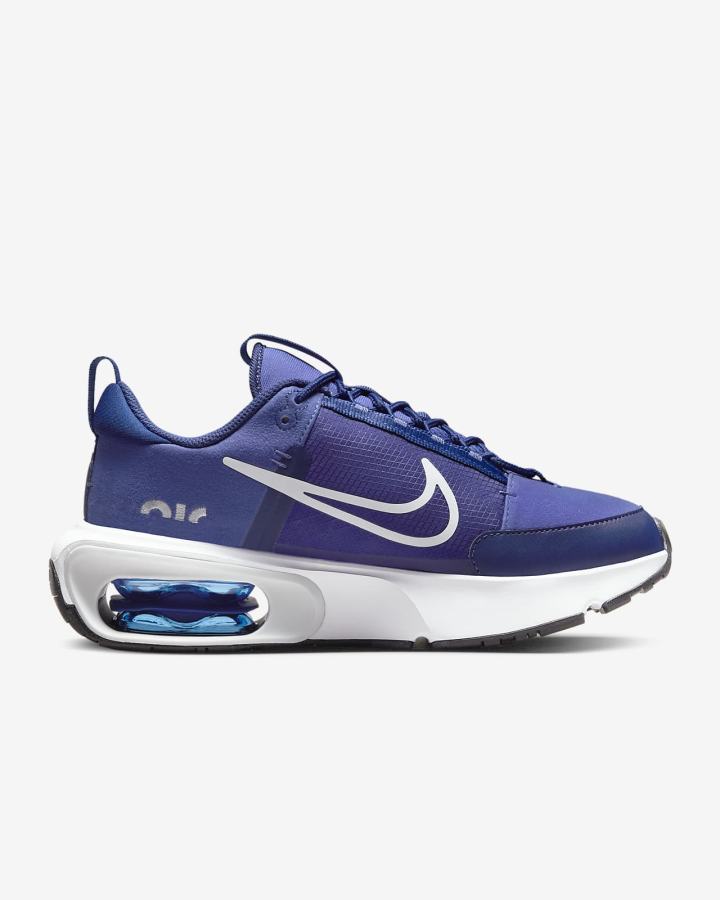 Nike Air Max INTRLK Ženske Tenisiće Tamno Kraljevska Plava Plave Bijele Platine | HR-08416XFBI