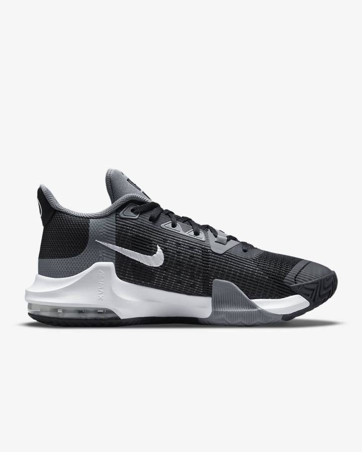 Nike Air Max Impact 3 Ženske Košarkaške Cipele Crne Sive Bijele | HR-14293JGLS