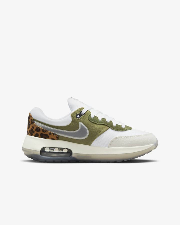 Nike Air Max Motif Next Nature Kids Za Djevojčice Tenisiće Bijele Zelene Crne | HR-70263TZRD