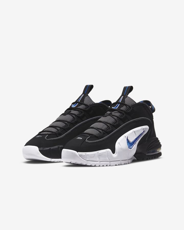 Nike Air Max Penny Kids Za Dječake Tenisiće Bijele Crne Kraljevska Plava | HR-25910LXMN