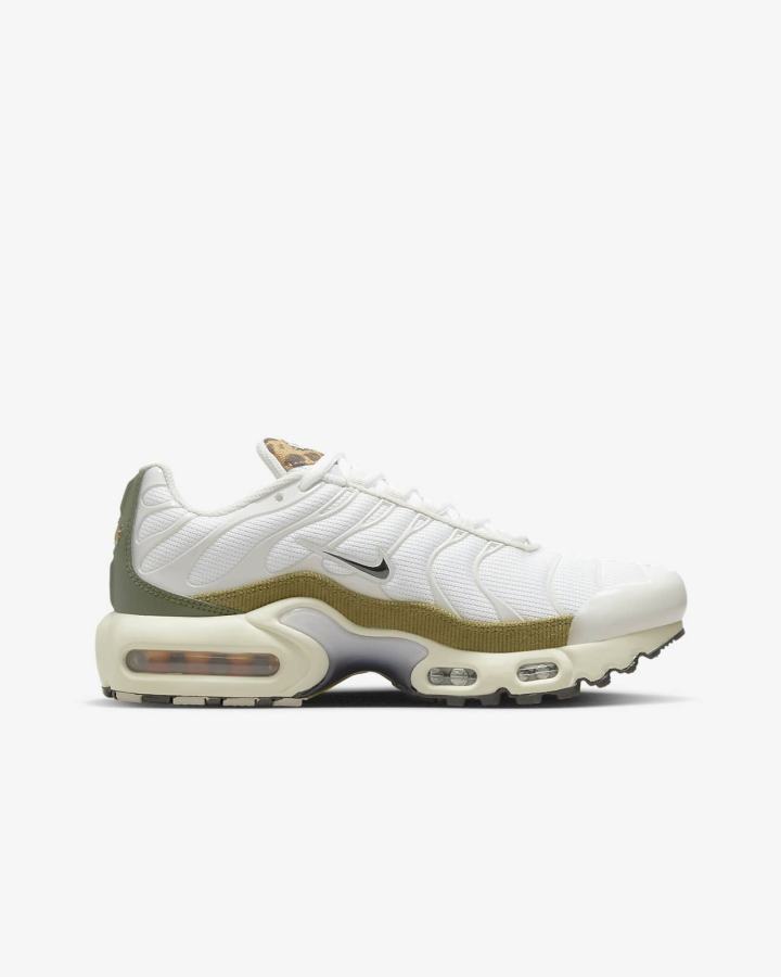 Nike Air Max Plus Kids Za Djevojčice Tenisiće Bijele Zelene Crne | HR-10572PLRT