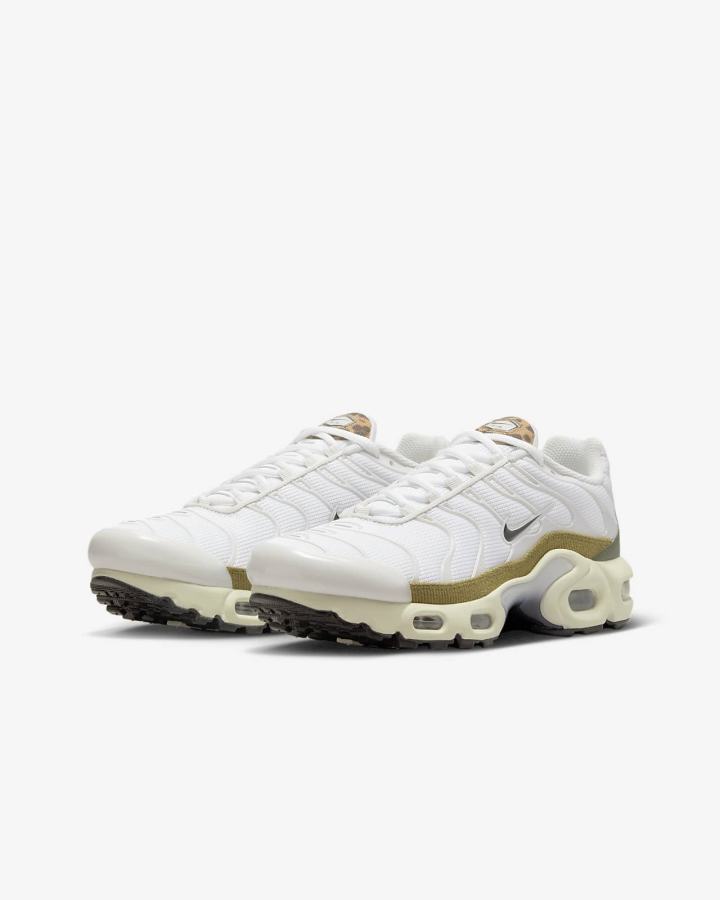 Nike Air Max Plus Kids Za Djevojčice Tenisiće Bijele Zelene Crne | HR-10572PLRT