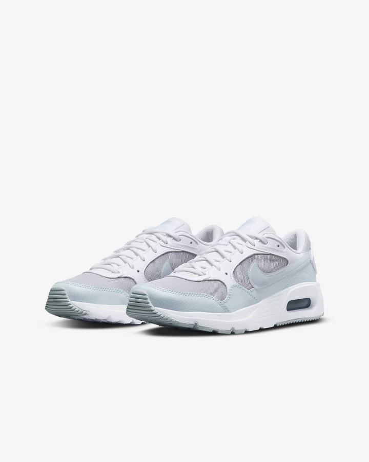 Nike Air Max SC Kids Za Djevojčice Tenisiće Bijele Metalne Srebrne | HR-54961GQLB