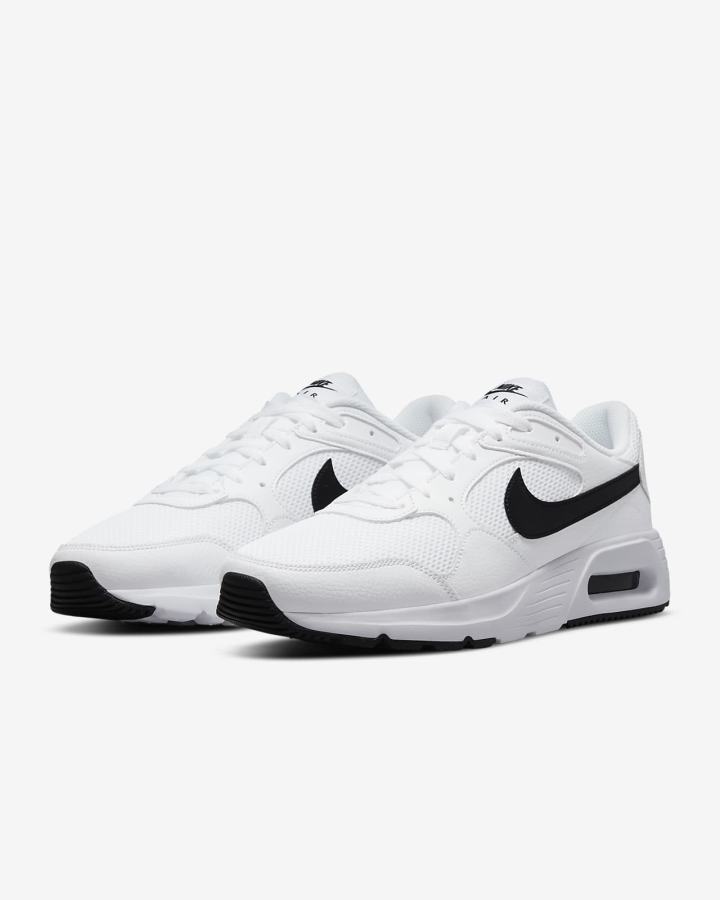 Nike Air Max SC Muške Tenisiće Bijele Crne | HR-39624DRUP