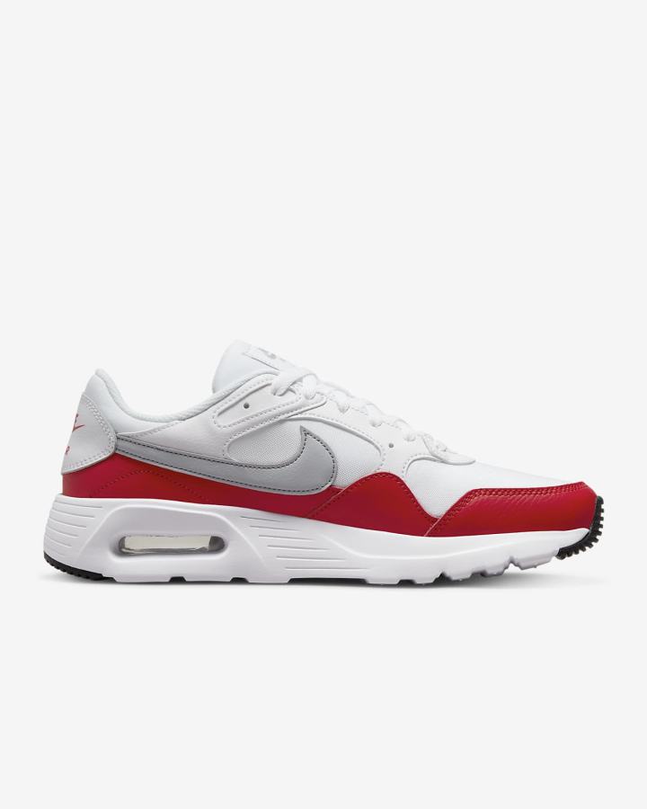 Nike Air Max SC Muške Tenisiće Bijele Crvene Crne Sive | HR-53164KJEZ