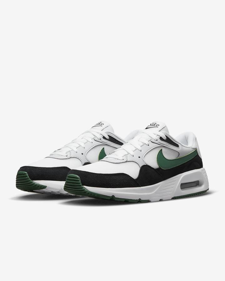 Nike Air Max SC Muške Tenisiće Bijele Crne Platine Zelene | HR-74069TKCL