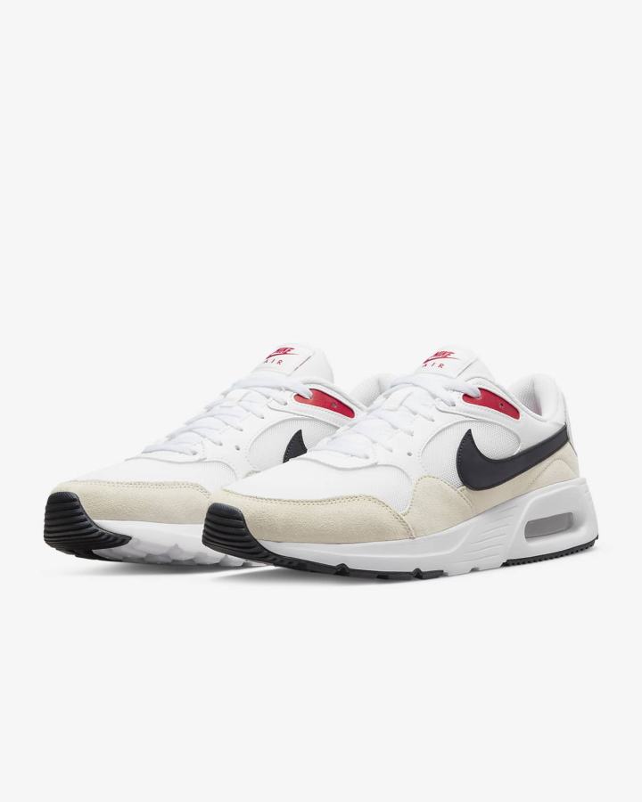 Nike Air Max SC Muške Tenisiće Bijele Crvene Crne | HR-93860XFVH