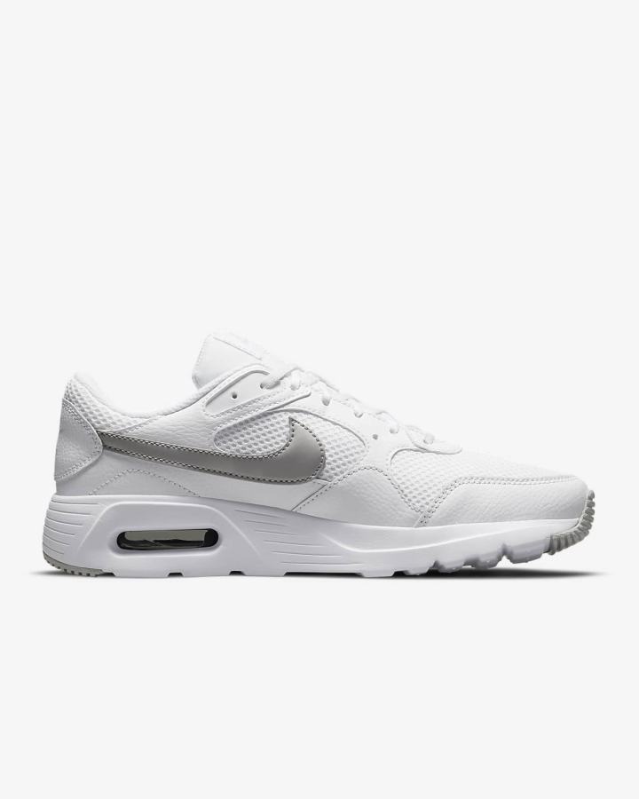 Nike Air Max SC Ženske Tenisiće Bijele Platine Metalne Platine | HR-81709KQLF