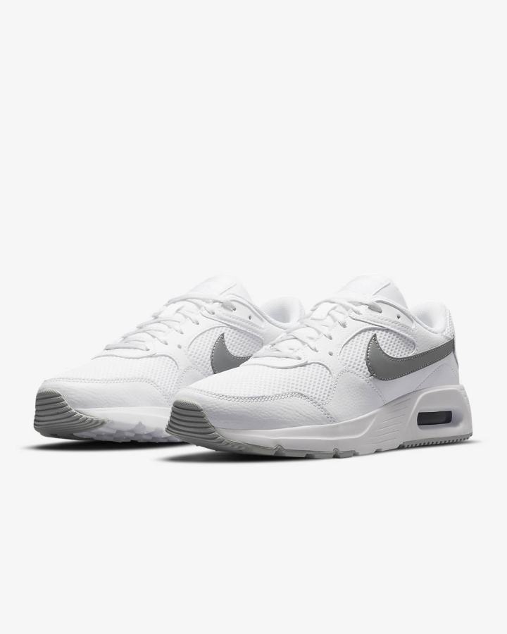 Nike Air Max SC Ženske Tenisiće Bijele Platine Metalne Platine | HR-81709KQLF