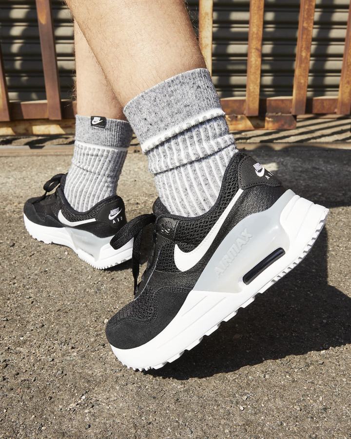 Nike Air Max SYSTM Ženske Tenisiće Crne Sive Bijele | HR-14730GZAL