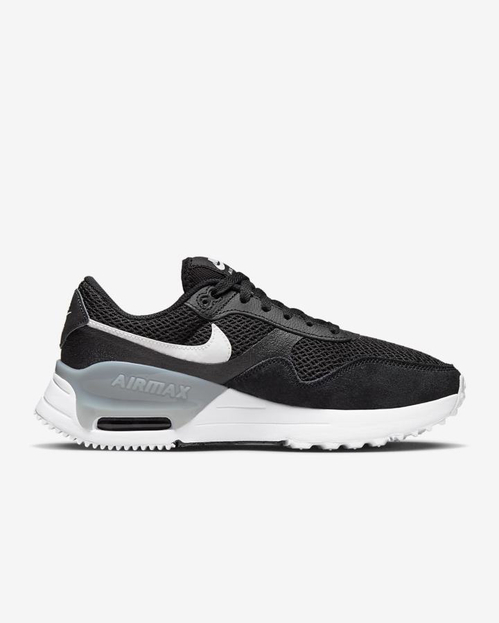 Nike Air Max SYSTM Ženske Tenisiće Crne Sive Bijele | HR-14730GZAL