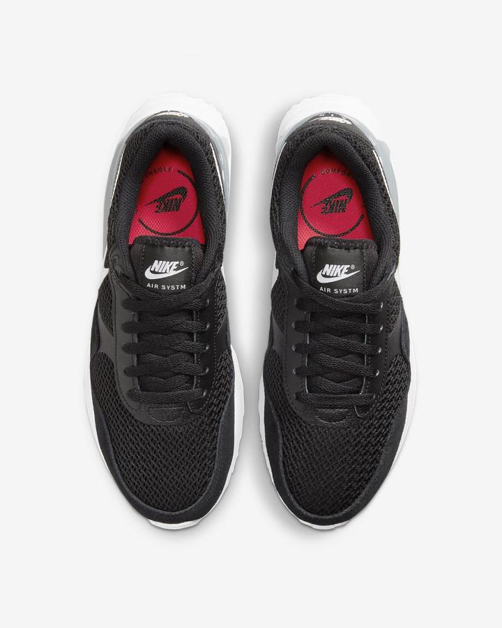 Nike Air Max SYSTM Ženske Tenisiće Crne Sive Bijele | HR-14730GZAL