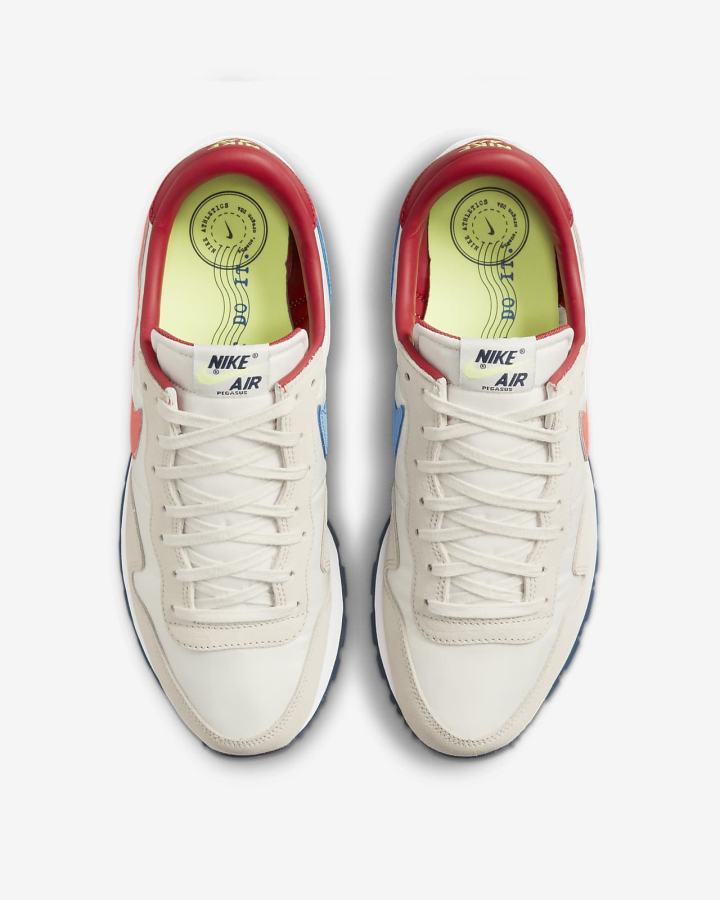 Nike Air Pegasus 83 Premium Muške Tenisiće Plave Svijetlo Bež Svijetlo Crvene | HR-51394SRJC