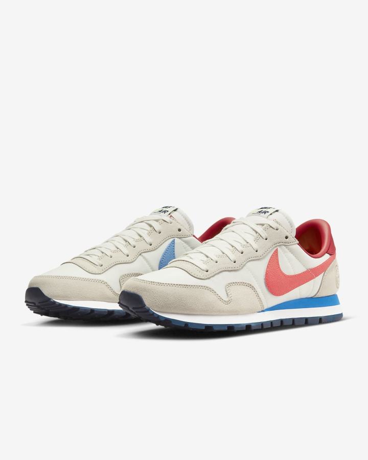 Nike Air Pegasus 83 Premium Muške Tenisiće Plave Svijetlo Bež Svijetlo Crvene | HR-51394SRJC