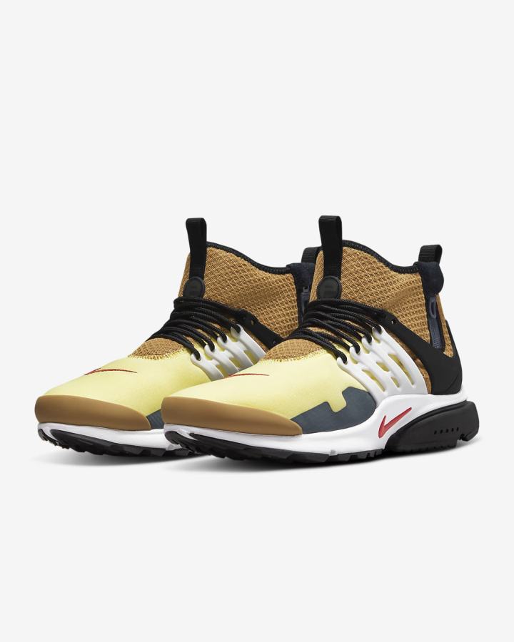 Nike Air Presto Mid Utility Muške Tenisiće Žute Smeđe Sive | HR-16738IFEL