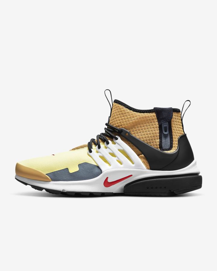 Nike Air Presto Mid Utility Muške Tenisiće Žute Smeđe Sive | HR-16738IFEL