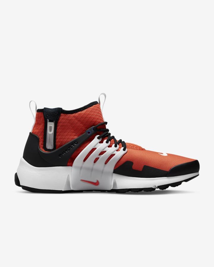 Nike Air Presto Mid Utility Muške Tenisiće Narančaste Crne Bijele Narančaste | HR-75201GCIK