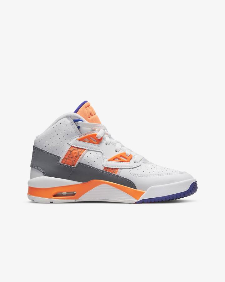 Nike Air Trainer SC Kids Za Dječake Tenisiće Bijele Sive Svijetlo Sive | HR-37495PSJY