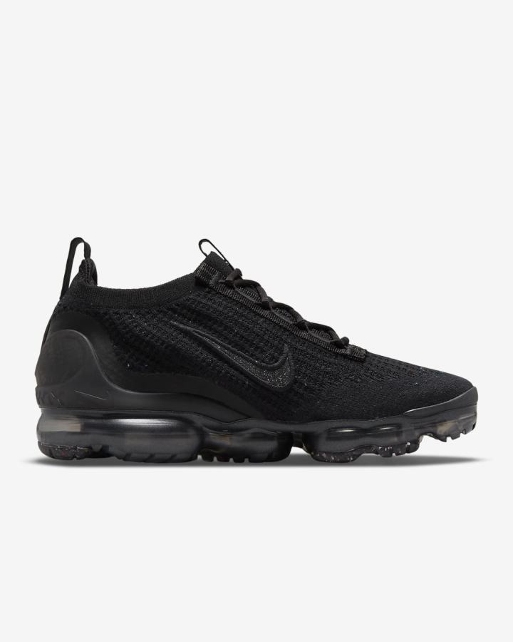 Nike Air VaporMax 2021 Flyknit Ženske Tenisiće Crne Metalne Srebrne Crne | HR-91782FOYP