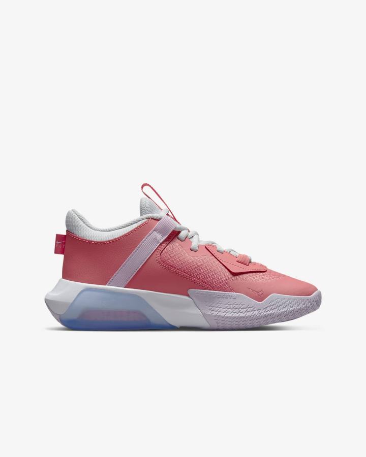 Nike Air Zoom Crossover Kids Za Djevojčice Košarkaške Cipele Roze Plave Platine Bijele | HR-38571CTKU