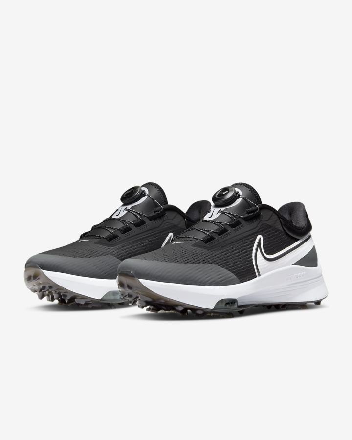 Nike Air Zoom Infinity Tour NEXT% Boa (Wide) Muške Cipele Za Golf Crne Sive Tirkizne Bijele | HR-38726AMBG