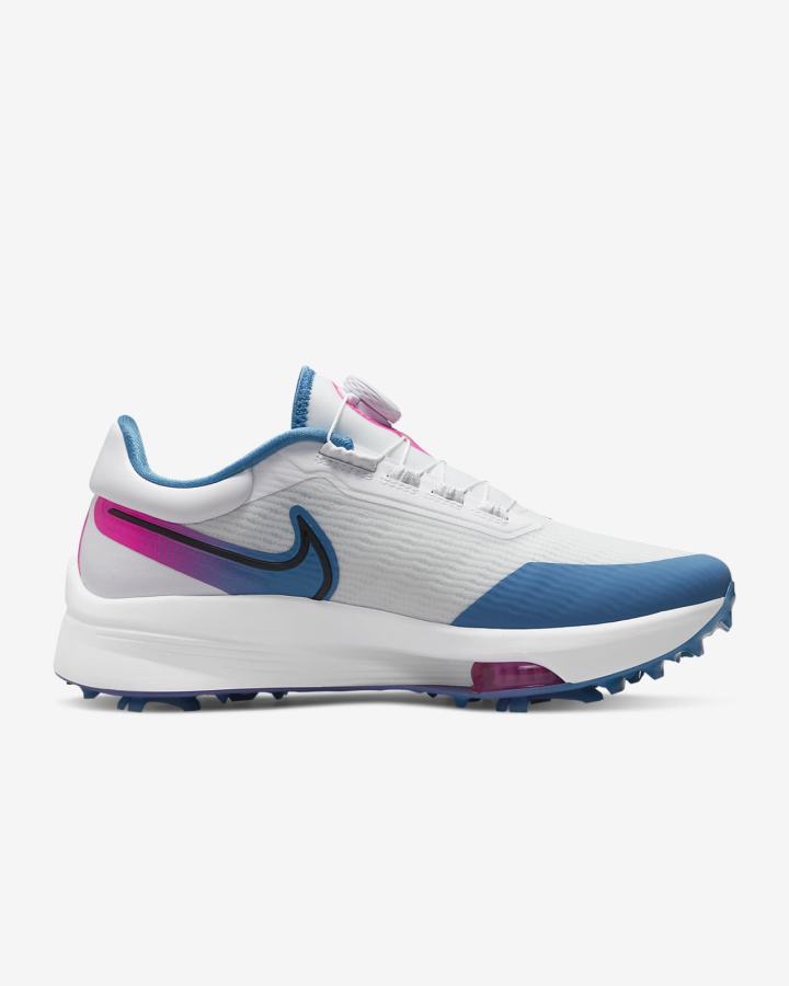 Nike Air Zoom Infinity Tour NEXT% Boa (Wide) Muške Cipele Za Golf Bijele Plave Roze Crne | HR-94508KQVP