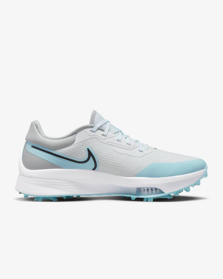 Nike Air Zoom Infinity Tour NEXT% Muške Cipele Za Golf Bijele Svijetlo Sive Crne | HR-61427JVIO