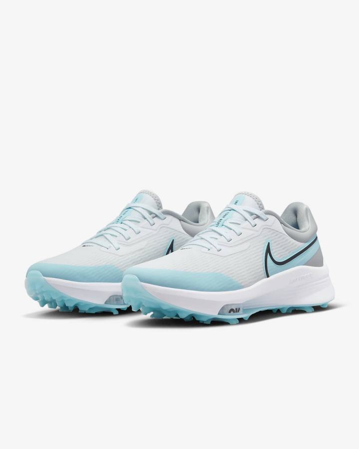 Nike Air Zoom Infinity Tour NEXT% Muške Cipele Za Golf Bijele Svijetlo Sive Crne | HR-61427JVIO