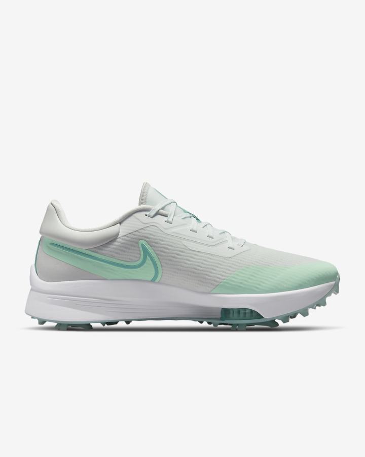 Nike Air Zoom Infinity Tour NEXT% Muške Cipele Za Golf Bijele Menta Platine Tirkizne | HR-70269KNGC