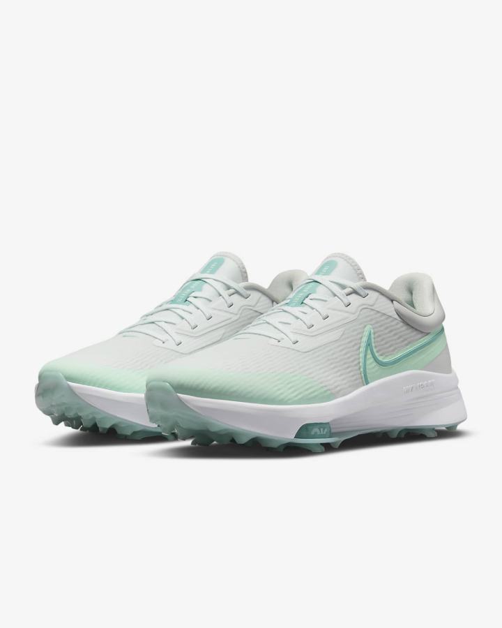 Nike Air Zoom Infinity Tour NEXT% Muške Cipele Za Golf Bijele Menta Platine Tirkizne | HR-70269KNGC