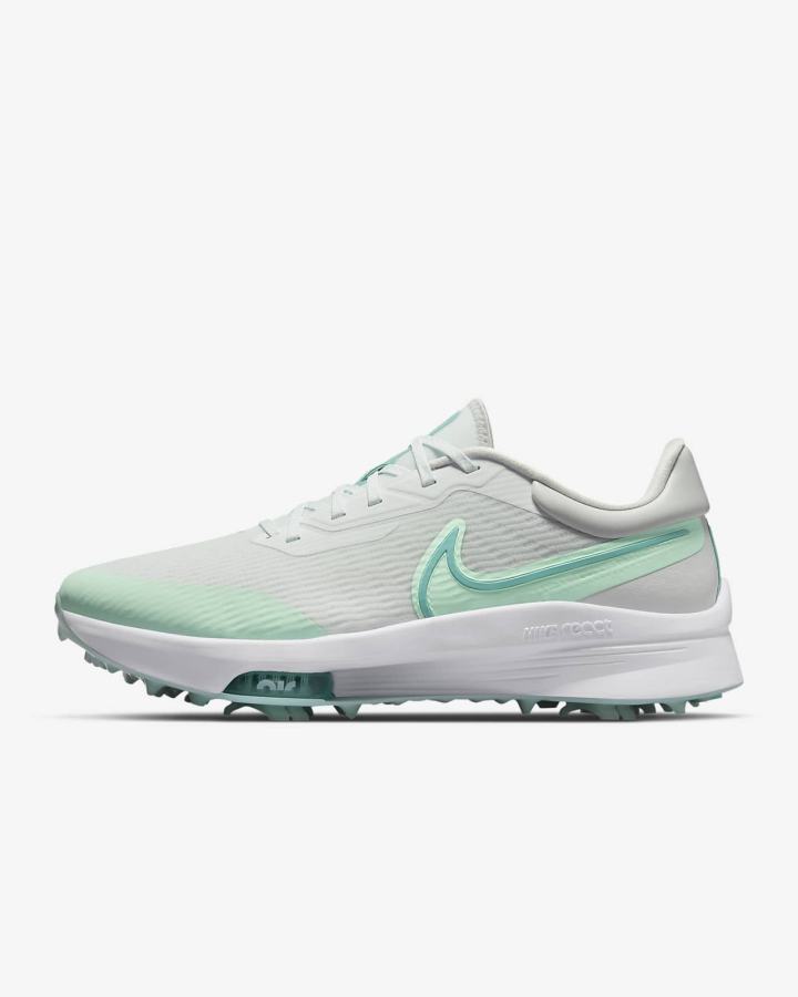 Nike Air Zoom Infinity Tour NEXT% Muške Cipele Za Golf Bijele Menta Platine Tirkizne | HR-70269KNGC